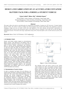 Accumulator Container Design for Formula Student EV