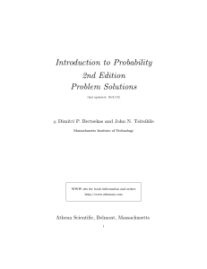 Introduction to Probability 2nd Edition Problem Solutions (Dimitri P. Bertsekas and John N. Tsitsiklis) (z-lib.org)