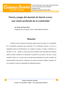 Teoria y juego del duende de Garcia Lorc