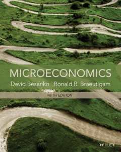 Microeconomics, 5th Edition by David Besanko
