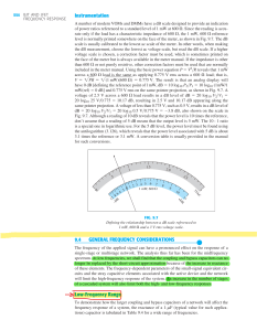 Frequency Response in Electronic Circuits