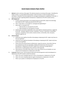 SIA Term paper Outline and Grading Rubric