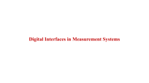 Digital Interfaces in Measurement Systems