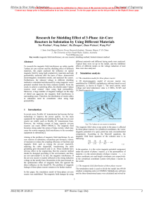 Research for Shielding Effect of 3-Phase Air-Core 