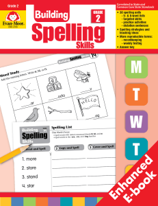 Building Spelling Skills G 2