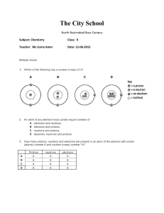Atomic structure-chemistry-worksheets