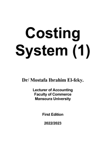 Costing System (1)