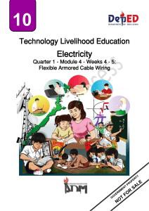 TLE 10 Electricity Q1 M4 W4 - W5 for printing