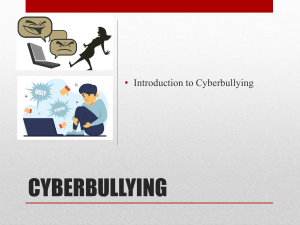 Cyberbullying Presentation By Musa