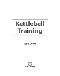 Kettlebell Training