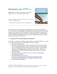 Wireshark HTTP v7.0