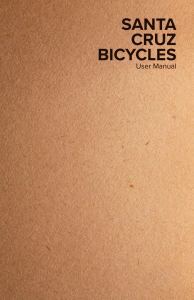 santa cruz bicycles user manual - english and german - final-1