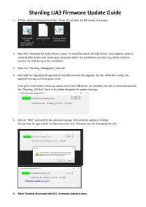 Shanling UA3 Firmware Update Guide