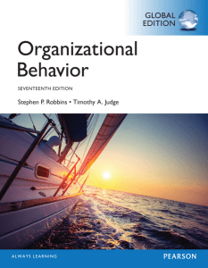 Stephen P. Robbins, Timothy A. Judge-Organizational behavior-Pearson (2017)