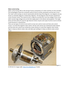 Motor control wiring