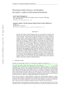 Deep Learning with Noisy Labels: Bootstrapping Approach