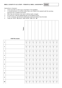 PDA Assessment form