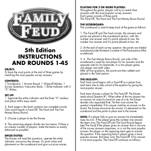 Family Feud Instructions