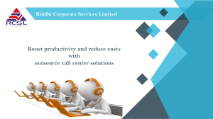 Boost productivity and reduce costs with outsource call center solutions