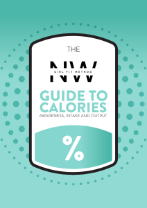 Girl Fit Method Calorie Guide