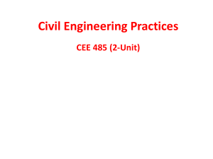 CEE 485 Iecture 1