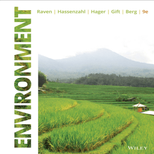 Peter H. Raven, David M. Hassenzahl, Mary Catherine Hager, Nancy Y. Gift, Linda R. Berg - Environment-Wiley (2015)