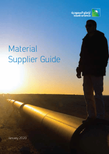 Material Supplier Guide