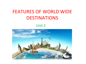 FEATURES OF WORLD WIDE DESTINATIONS(3)