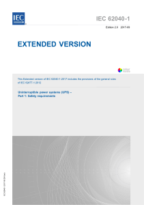 IEC-62040 redline