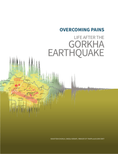 Gorkha Earthquake: Life After, Overcoming Pains