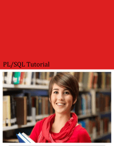 Plsql tutorial (1)