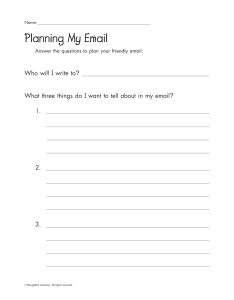 PlanningMyEmail