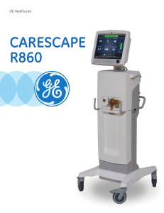 CARESCAPE R860 Brochure v06