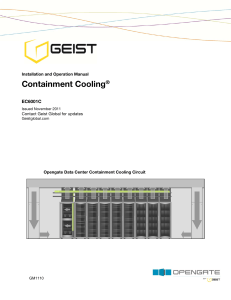 Opengate Data Center Intelligent Hood