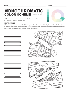 Color Harmony Worksheets