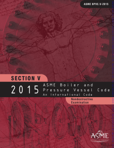 ASME BPVCode V-2015 Nondestructive Examination