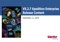 Xpedition Enterprise VX.2.7 Release Content