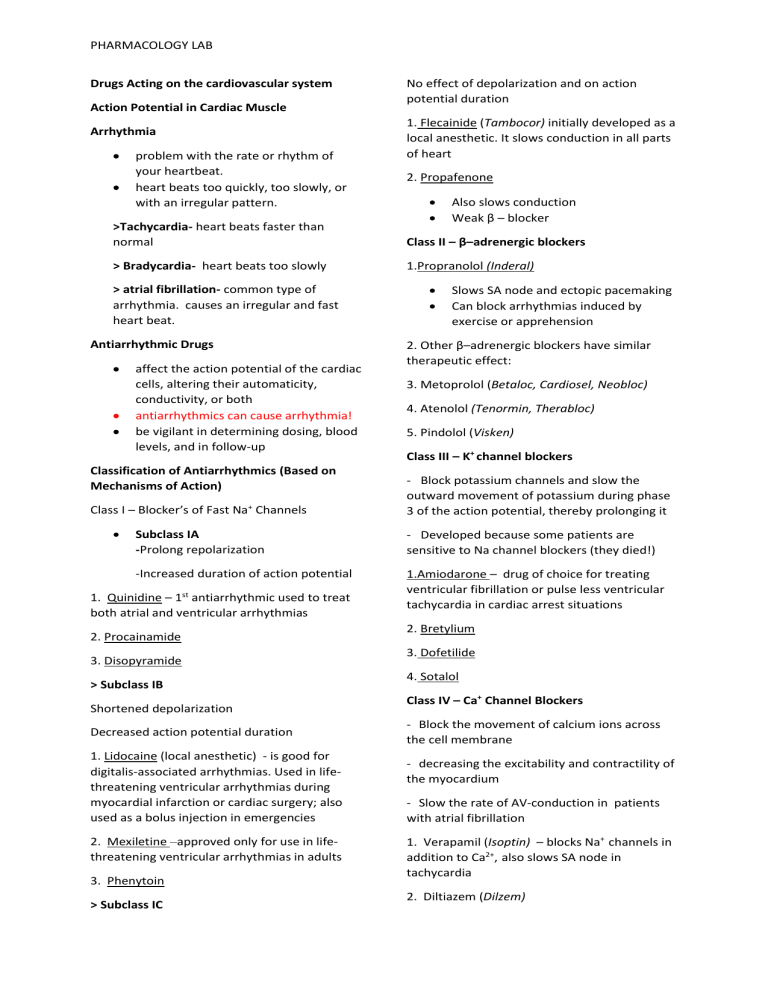 drugs-acting-on-the-cardiovascular-system-notes