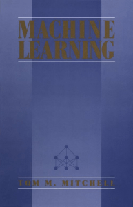 Machine Learning Textbook by Tom M. Mitchell