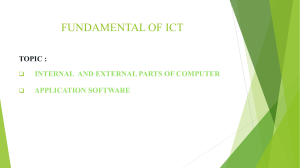 FUNDAMENTAL OF ICT