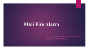 Mini Fire alarm
