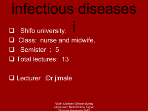 infectiouse disease introduction