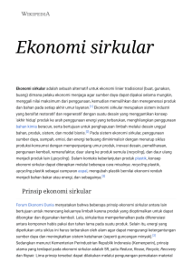 Ekonomi sirkular - Wikipedia bahasa Indonesia, ensiklopedia bebas