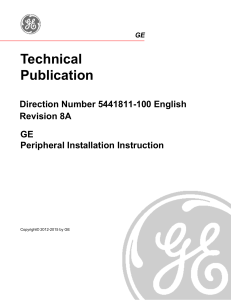 Peripheral Installation Instruction UM 5441811-100 008