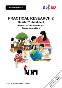 PracResearch2 Grade-12 Q2 Mod3 Research-Conclusions-and-Recommendations CO-Version-2
