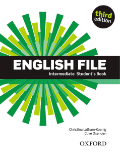 english file intermediate student s book