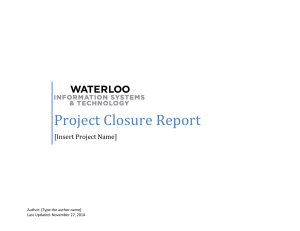 closure report template 0 0