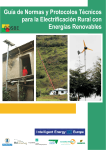 Guía de Normas y Protocolos Técnicos para la Electrificación Rural con Energías Renovables