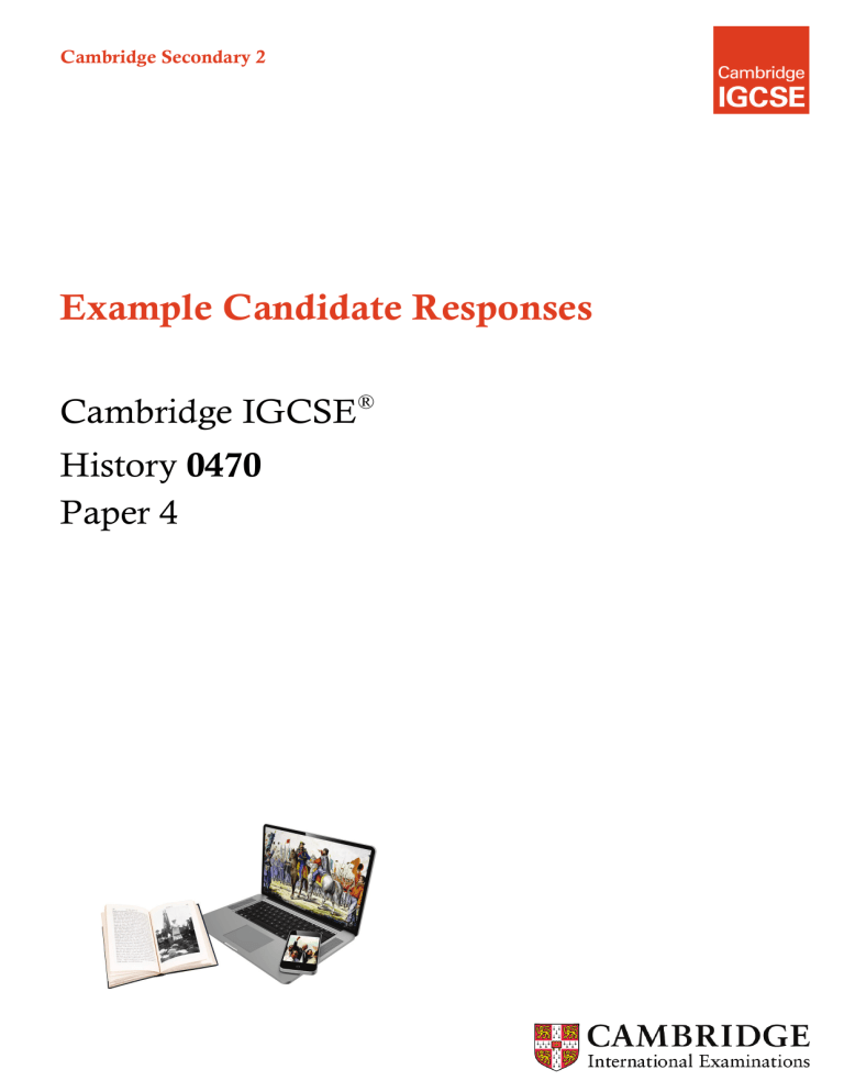 0470 Candidate Responses-2016 (Paper 4)