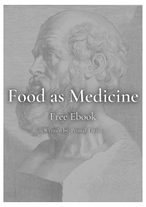 Food as Medicine free